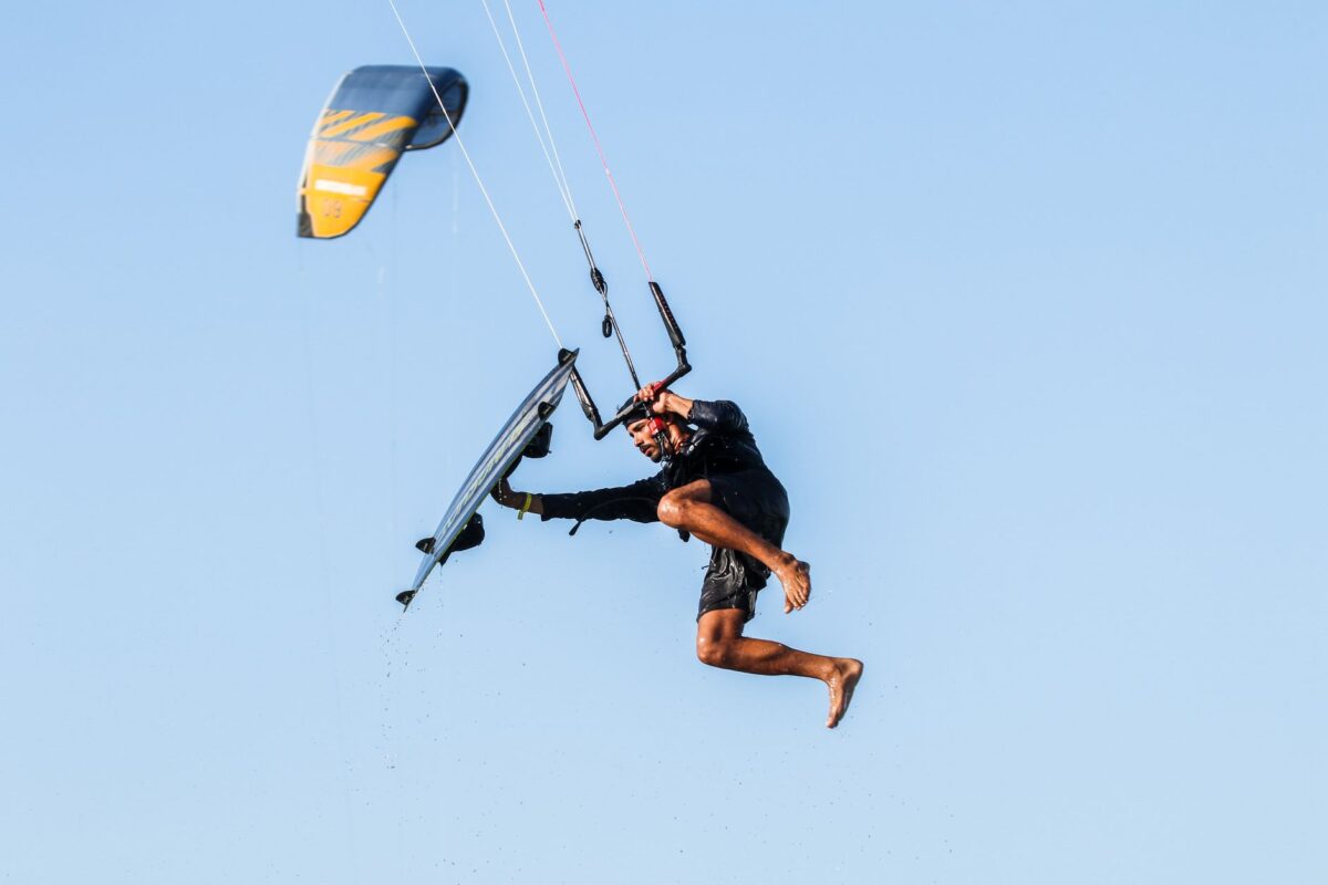 kitesurf saut timing sécurité réception encaisser